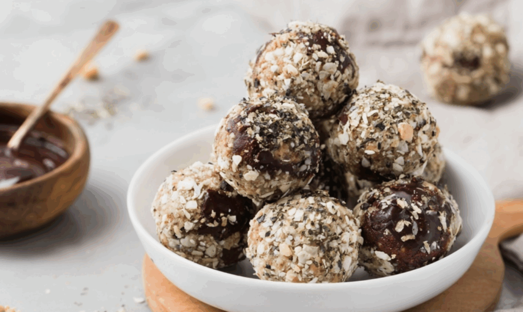 the wellness journal recipe Peanut Butter Chocolate Bliss Balls